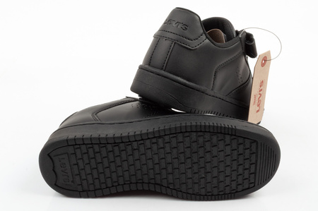 Levi's Union SE Kinder-Sportschuhe mit Klettverschluss, schwarz