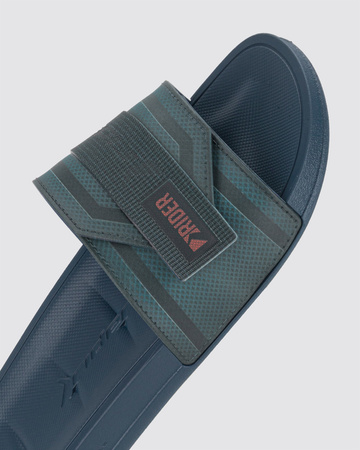 Rider Walk Herren Flip-Flops, sportlich, bequem, marineblau, mit Klettverschluss [12394 BB533]