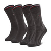 Tommy Hilfiger Herrensocken [100001496 201] 2 PACK, grau.