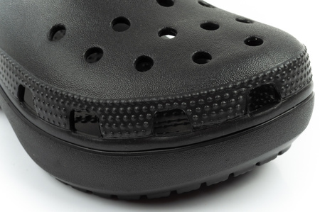 Crocs Klassische Plateau-Clog-Sandalen für Damen und Herren, Schwarz, Unisex, modisch