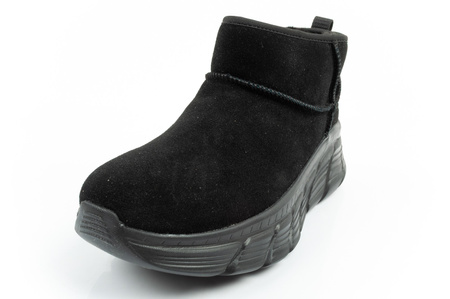 Skechers Damen-Winterstiefel – Isolierte Lederstiefeletten