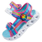 Skechers Kindersandalen [302675L/MLT] LED-Schuhe, mehrfarbig.