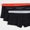 Calvin Klein Herren-Boxershorts „Relaxed“ – 3er-Pack, aus Baumwolle, in Schwarz und verschiedenen Farben