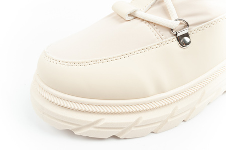 Lee Cooper Damen Winter-Wanderschuhe, isoliert, Beige und Creme