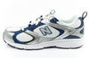 New Balance 408 Herren-Sneaker, modisch, bequem, Weiß, Silber
