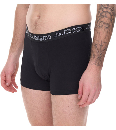 Kappa Herren Boxershorts [351K1JW ADO] 2er Pack, schwarz.