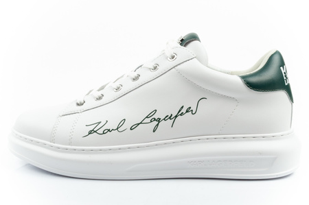 Karl Lagerfeld Herren-Sneaker Kapri, Weiß, Echtleder