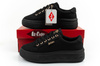 Lee Cooper Damen-Sneaker, modisch, Schwarz