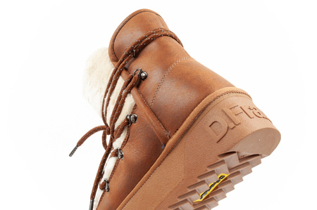 D. Franklin Damen-Winterstiefel, isoliert, Braun