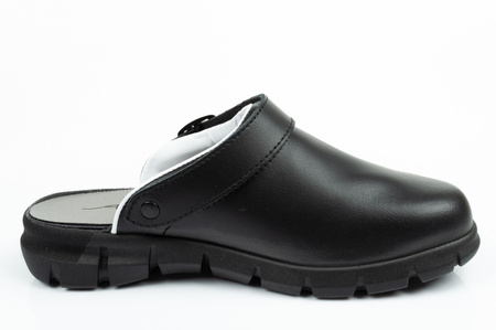 Clogs Flip-Flops medizinische Schuhe Abeba Leder [57315]