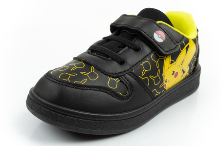 Leomil Kinder-Sportschuhe, leichte Pokémon-Sneaker mit Klettverschluss, Schwarz