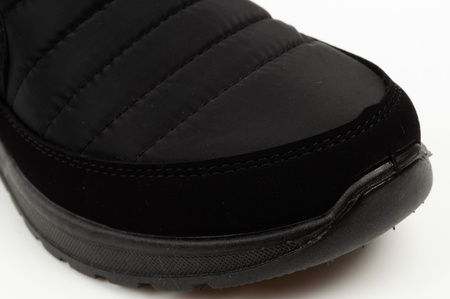 Progress Damen-Winterstiefel, Schwarz, Isoliertes Lammfell