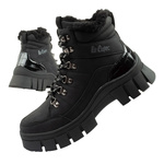 Lee Cooper Damen Winter-Wanderschuhe, isoliert, Schwarz, High-Top