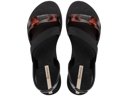 Ipanema Damen-Sandalen „Vibrant Sandal Fem“, modisch, bequem, Schwarz, Braun