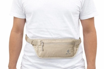 Deuter Security Geldgürtel Beige – Gürtel/Etui für Dokumente und Geld