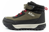 Lee Cooper Winter-Schneestiefel für Kinder, Klettverschluss-gefüttert, isoliert, modisches Khaki