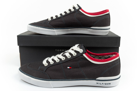 Tommy Hilfige Herren Sportschuhe Sneakers modisch bequem marineblau [FM0FM00543]