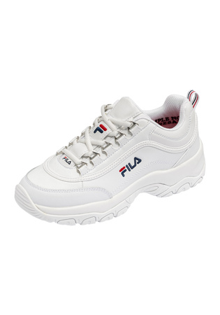 Fila Strada Low Damen-Sneaker, weiß, modisch, bequem, leicht