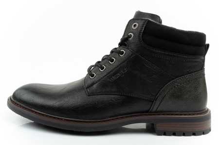 Wrangler George Herren Chelsea Boots, Elegantes, Modisches Schwarz