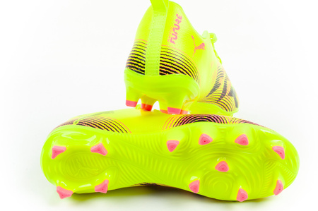 Puma Future 8 Play FG/AG Jr. Neon Fußballschuhe für festen Boden