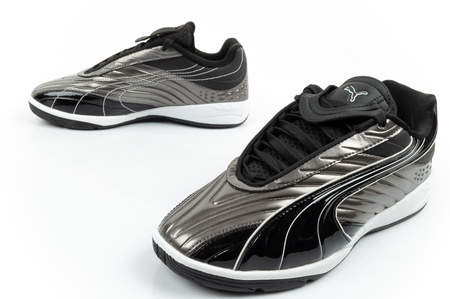 Puma V-S2 Goalgetter Sneaker für Kinder und Jugendliche, modisches Silber