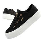 Lee Cooper Canvas Lady [LCW-25-31-3439L] Plateau-Sneaker, schwarz.
