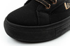 Lee Cooper Damen-Sneaker, modisches Schwarz, bequem