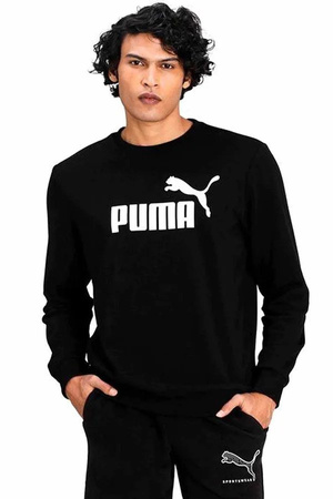 Herren-Sport-Sweatshirt Puma ESS Big Logo Crew [586680 01], schwarz.