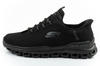 Skechers Herren-Sneaker Glide-Step, bequeme und leichte schwarze Slipper