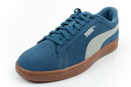 Puma Smash 3.0 Herren-Sneaker aus Leder, klassisch, modisches Blau