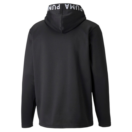 Herren Sporthoodie Puma Train Pwr Fleece [520893 01] WarmCELL, schwarz.