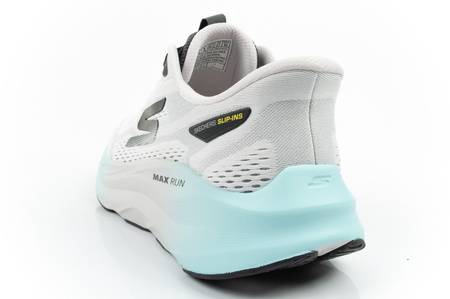 Skechers Max Run Herren-Sneaker, Weiß, Slipper