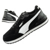 Puma ST Runner v4 Herren-Sneaker aus schwarzem Leder