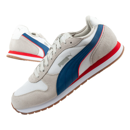 Puma ST Miler Herren-Sneaker, modisch, bequem, leicht, Grau/Weiß