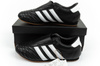 Adidas Damen-Taekwondo-Sneaker, Schwarz, Leder, Slip-On