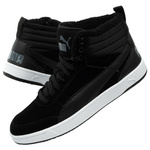 Puma Rebound Street Herren-Sneaker, Schwarz, gefüttert