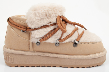 D.Franklin Damen-Winterschuhe [DFSH370011-BEIG], Beige.