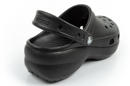Crocs Klassische Plateau-Clog-Sandalen für Damen und Herren, Schwarz, Unisex, modisch