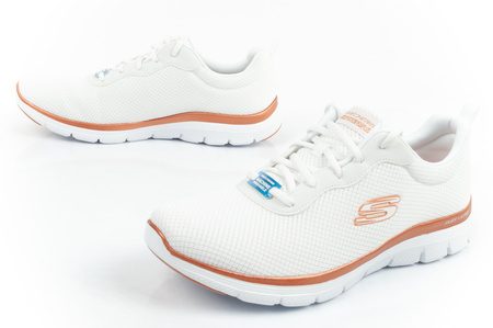 Skechers Flex Appeal 4.0 Brillant View Damen-Sportschuhe [149303/WTRG], weiß.