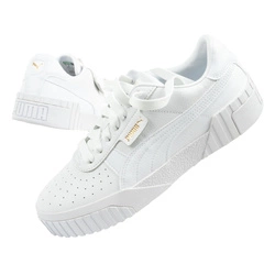 Puma Cali Damen Sportschuhe Sneakers Leder weiß Plateau modisch