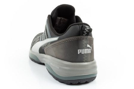 Puma Charge Black Disc Low S1P ESD HRO SRC Sicherheitsschuhe, Schwarz BOA