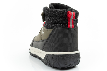 Lee Cooper Winter-Schneestiefel für Kinder, Klettverschluss-gefüttert, isoliert, modisches Khaki