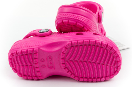 Crocs Classic Clog T Kinderclogs-Sandalen, rosa, bequem, modisch