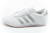 Adidas Taekwondo Lace Damen-Sneaker aus weißem Leder