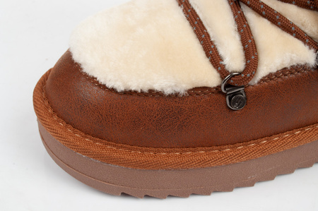 D.Franklin Damen-Winterschuhe [DFSH370005-CAME], braun.