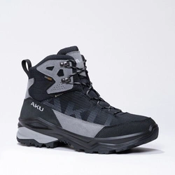 Aku Herren-Trekkingschuhe Adapta Gore-Tex Leder, Grau/Schwarz