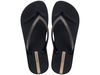 Ipanema Damen Mesh XI Plat Fem Plateau-Flip-Flops, Schwarz