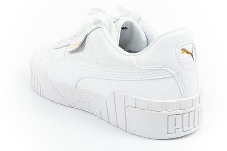 Puma Cali Damen Sportschuhe Sneakers Leder weiß Plateau modisch