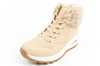 Skechers Uno Rugged Damen Winterstiefeletten in Beige mit Fell