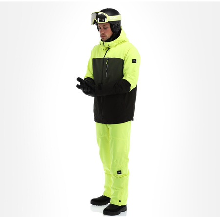 O'Neill Herren Wintersportjacke Carbonite Snowboard Ski 10K Grün Schwarz